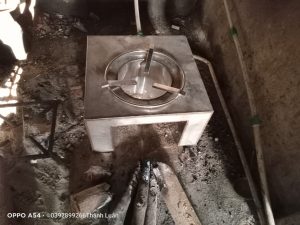bếp nóng lạnh đun củi