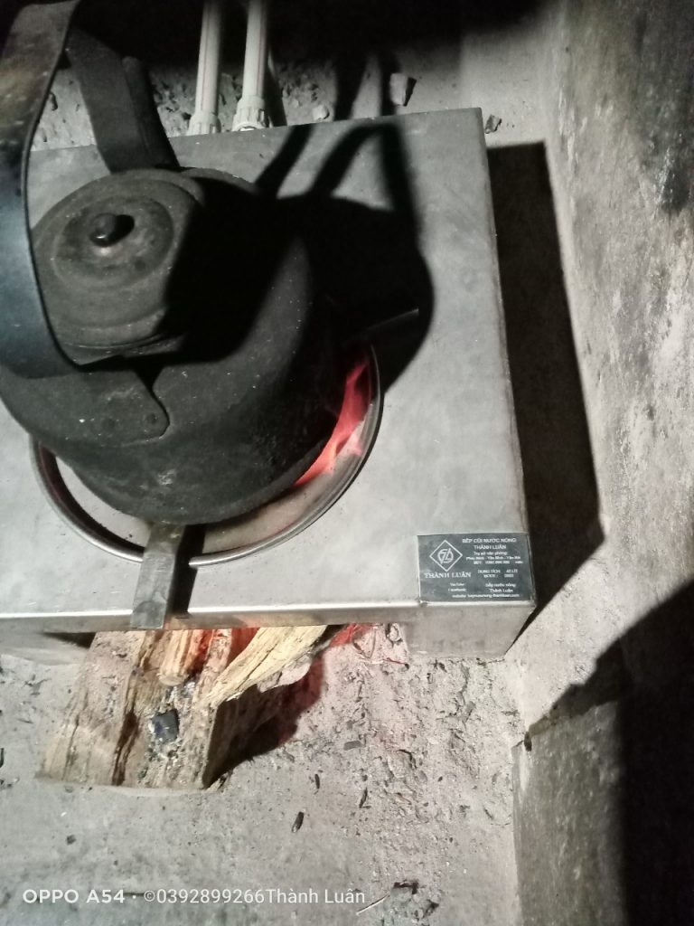 bếp củi nóng lạnh thành luân