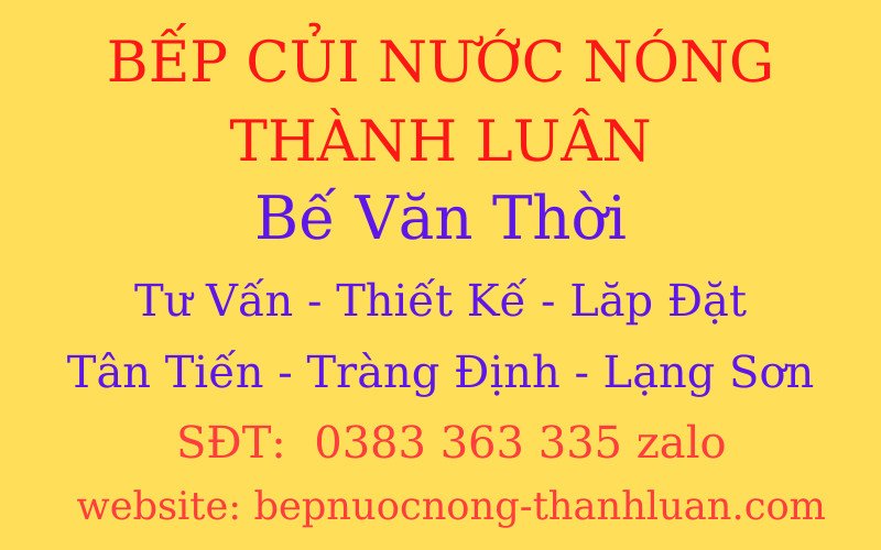 bếp nước nóng thành luân