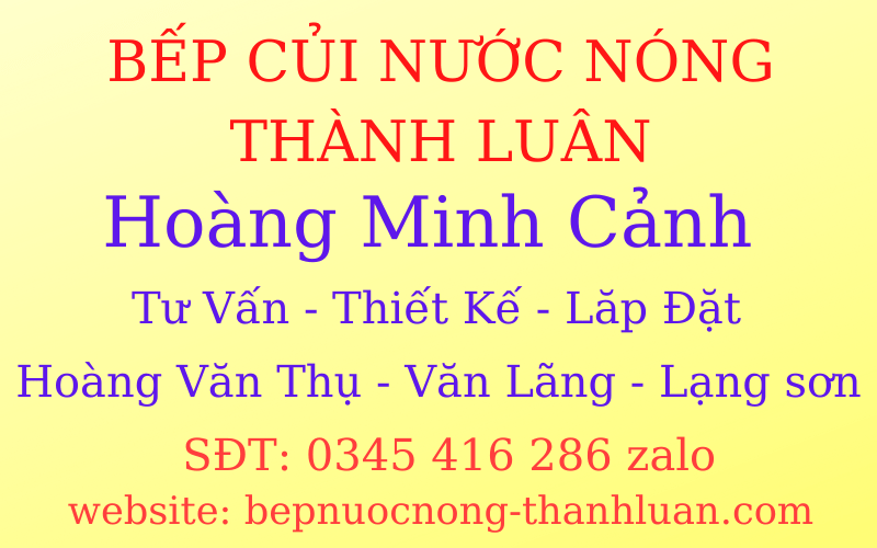 bếp nước nóng thành luân
